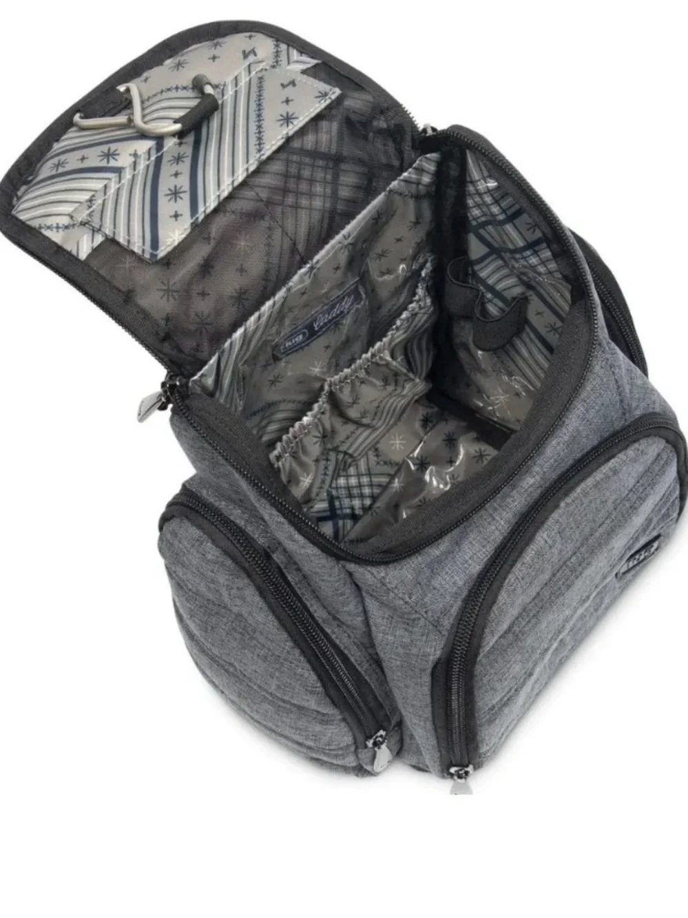 BNWNT Lug Caddy Toiletry in Gray Quilted Bag with Hook - Picture 5 of 13